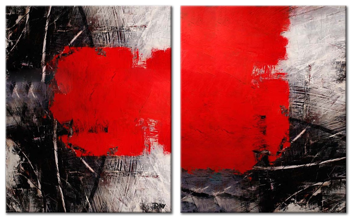 Night and Day 2x 80x100 cm