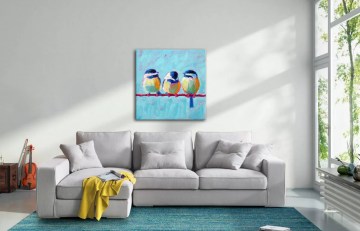 vogels schilderij