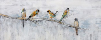 Vogel schilderij