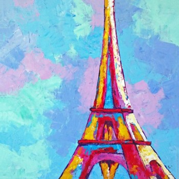 Eiffel Tower schilderij online kopen