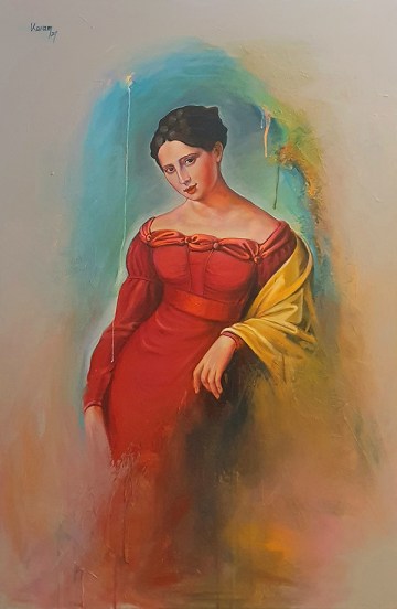figuratief vrouw schilderij kopen